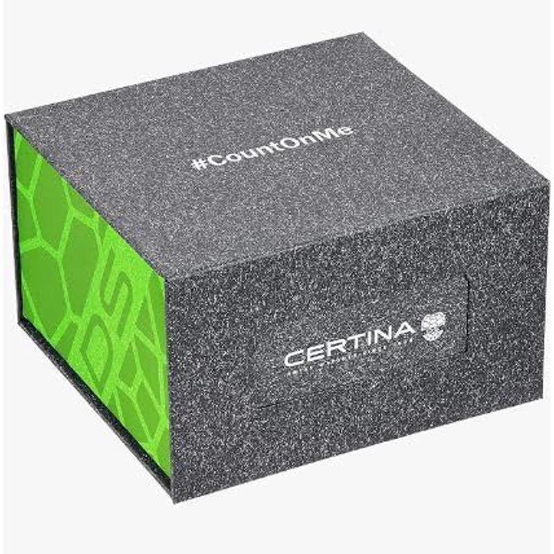 Certina瑞士手表 DS Action系列男士自动机械表 夜光蓝盘钢带潜水表