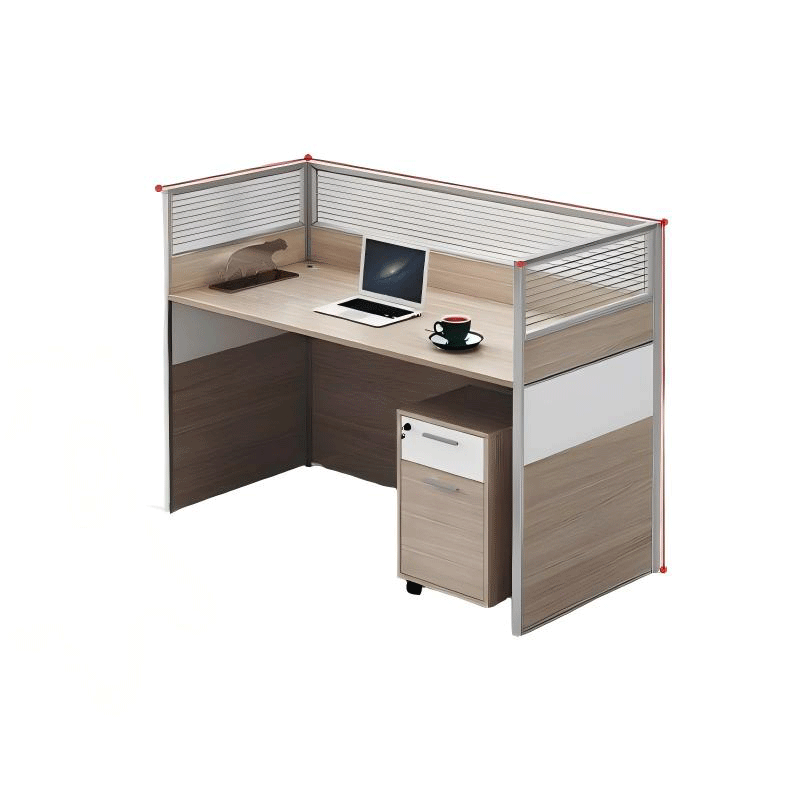 友鑫邦 职员工位屏风隔断 1400*600*1100/760mm 个高清大图