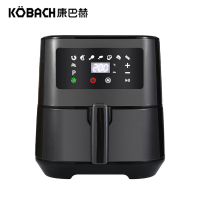 康巴赫(KBH)智能空气炸锅 KZGZ5.5L 触控版 无油烘炸 简约小巧 智能触控