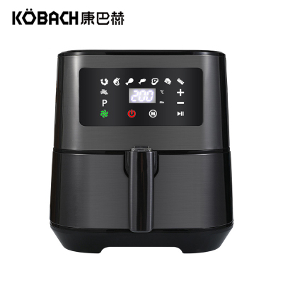 康巴赫(KBH)智能空气炸锅 KZGZ5.5L 触控版 无油烘炸 简约小巧 智能触控