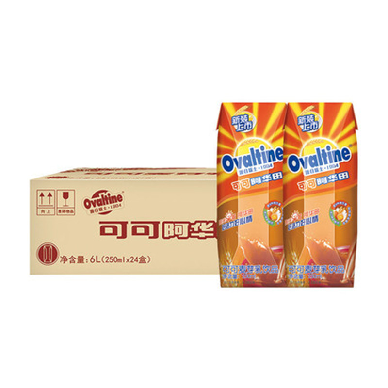 阿华田麦芽乳饮品可可味250mL*24入