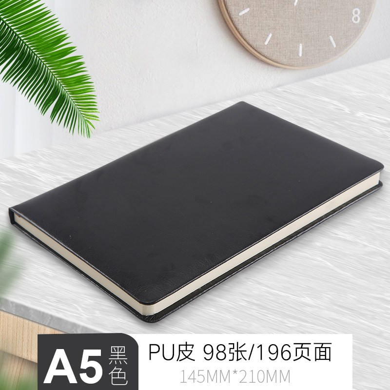 logo笔记本可印日记本办公用品加厚记事本记录本a6手a5创意商务工作会议笔记本子b5大号账本文具