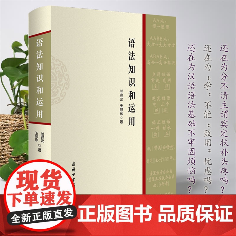 语法知识和运用 商务印书馆国际有限公司 汉语基础知识 语法运用 写作手册对汉语语法中的基础知识做了深入浅出的阐释和说明高清大图