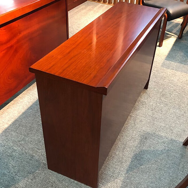 鑫金虎(XIN JIN HU)油漆会议桌培训桌条桌演讲台长条桌两人位1.2m高清大图