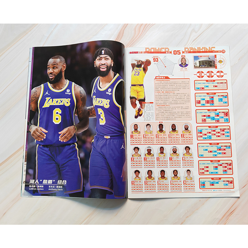 [正版]不折叠发货体坛周报2023-2024赛季NBA图鉴 为详实的新赛季球队名单 30支球队/400名球员/1
