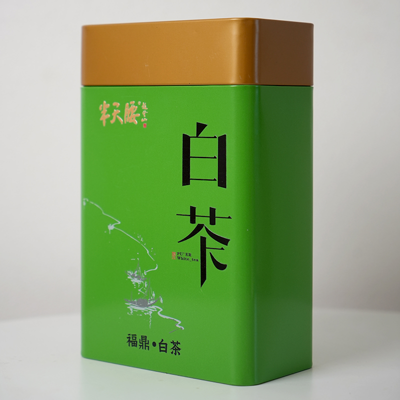 半天腰茶业白茶200克罐装高清大图