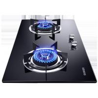 欧尼尔(OUNIER)B7燃气灶嵌入式煤气灶双灶灶台嵌两用钢化玻璃家用大火力聚能节能猛火台式灶台灶炉具灶具灶台液化气