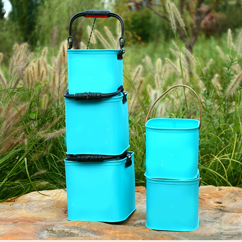 闪电客eva加厚打水桶折叠装鱼桶钓鱼活鱼箱