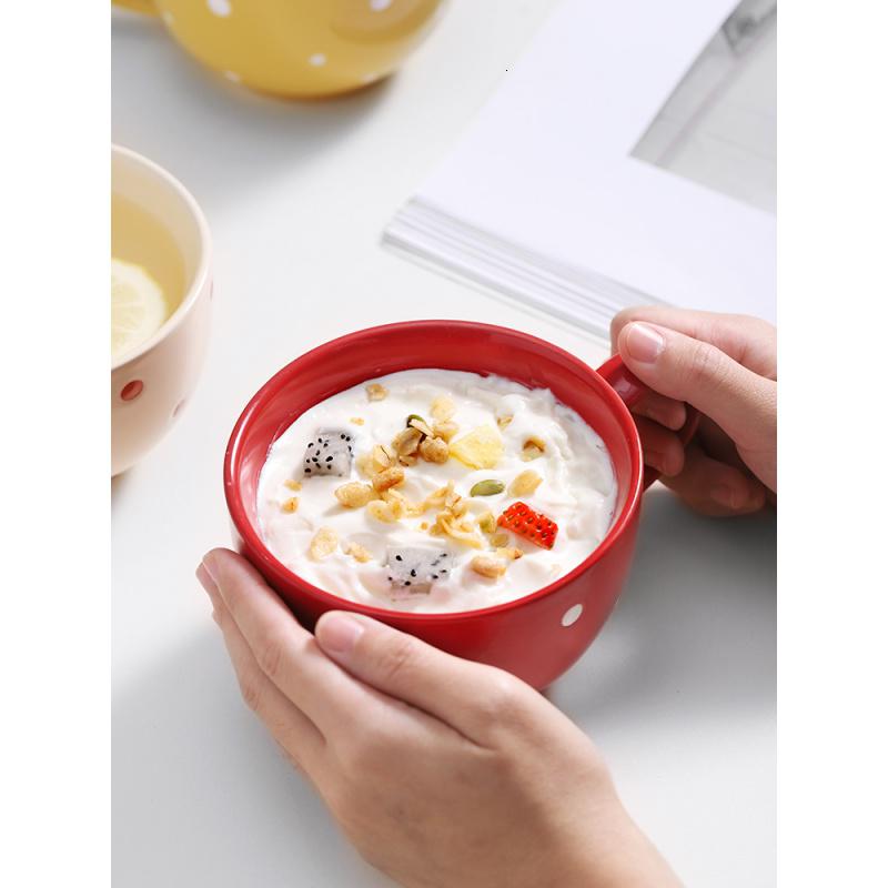 家柏饰(CORATED)马克杯大容量陶瓷杯子家用少女心简约日系燕麦牛奶早餐杯高清大图