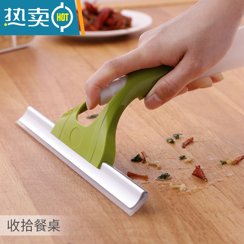 敬平硅胶刮子喷水刀镜子刮水器擦窗器家用桌面清洁器窗户玻璃擦 喷雾窗刮+凹槽刷擦玻璃器高清大图