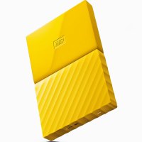 西部数据（WD）My Passport 4T 2.5英寸 清新黄USB3.0高速移动硬盘 WDBYFT0040BYL