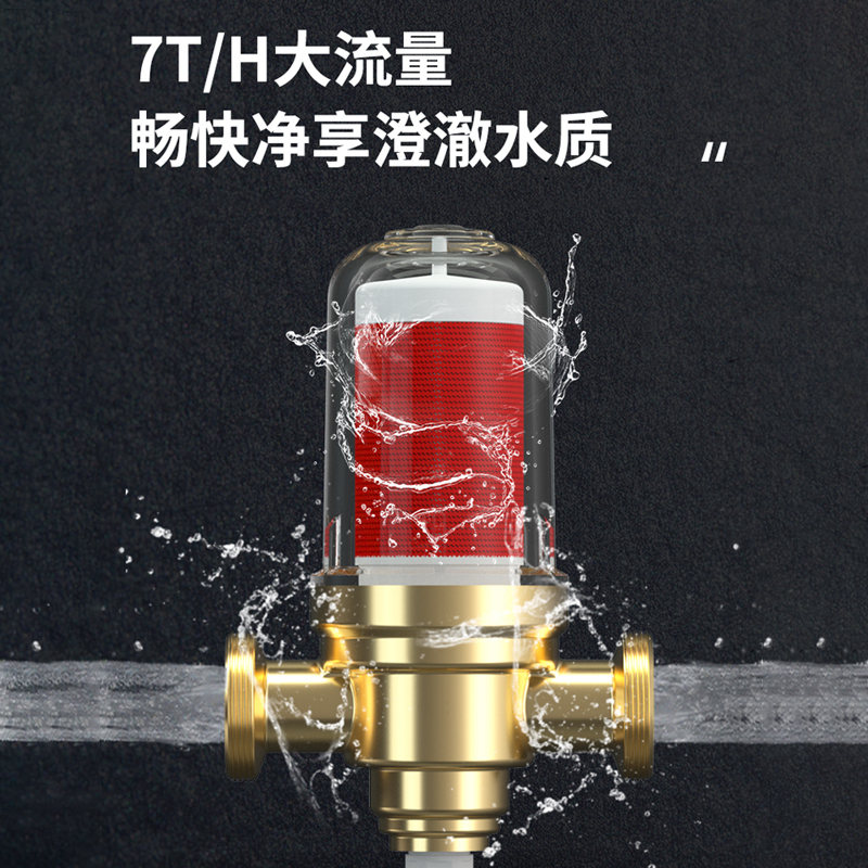 创维7T/h大流量前置过滤器家用反冲洗自来水全屋中央净水器S8-G108(不包含安装)