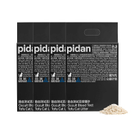 pidan猫砂隐血测试豆腐砂2.4kg*4包原味猫砂去味遮臭低尘尿血自测