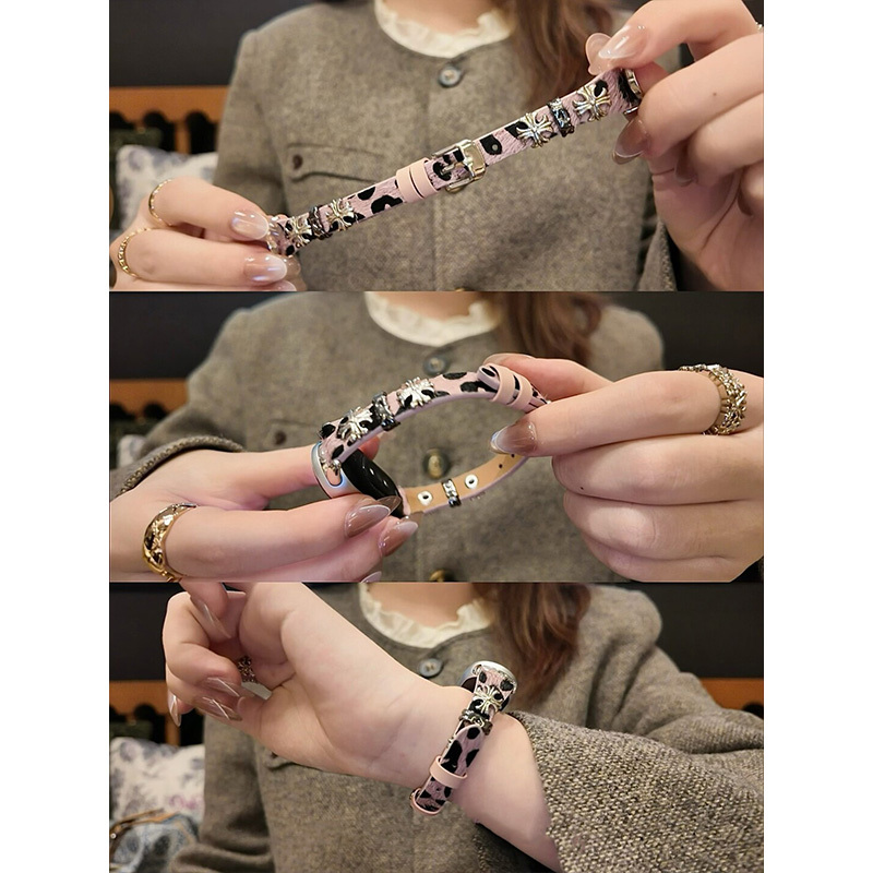 猫咪毛绒挂脖套适用小天才Z11电话手表表带3139B高清大图