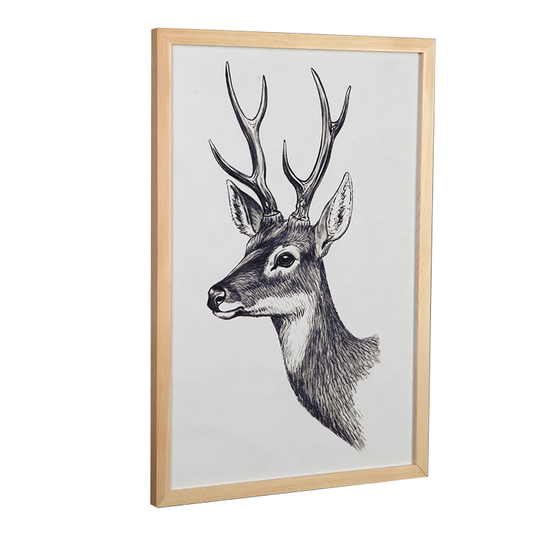 学生绘画素描装裱实木画框4开8开2开16开美术作品框挂墙免打孔