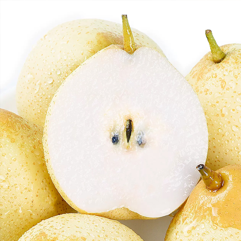 西沛生鲜河北精品大鸭梨新鲜水果松脆多汁净重8795斤单果200g以上西沛