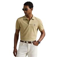 拉夫·劳伦(RALPH LAUREN)纯色透气速干男士运动polo衫休闲商务高 2XL Classic_Khaki_005