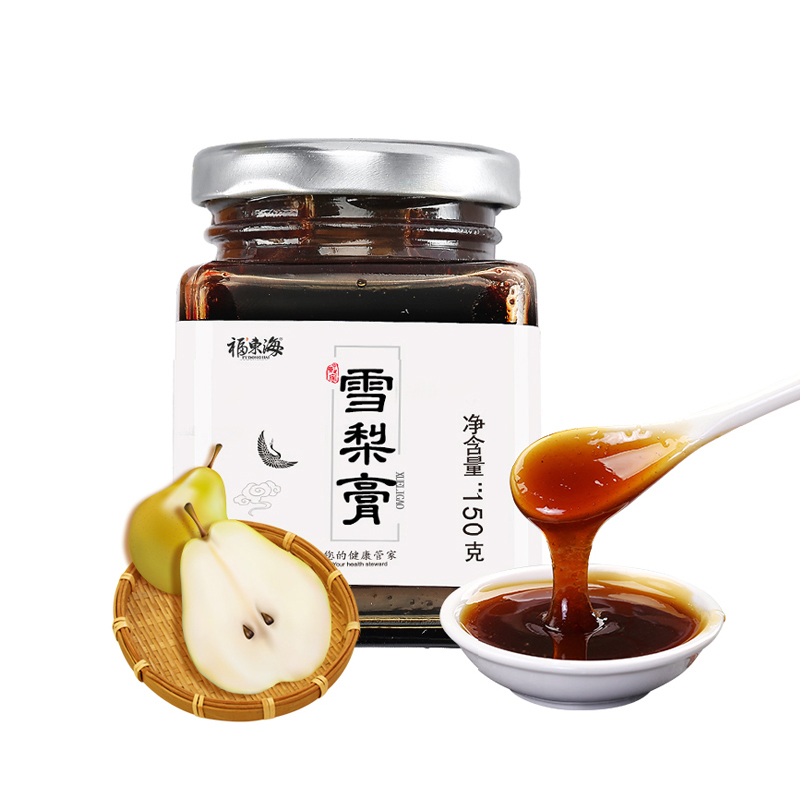 褔東海(FU DONG HAI)糖雪梨膏150g/瓶*2 传统手工慈梨膏莱阳梨膏滋补秋梨膏 膳食营养补充300g