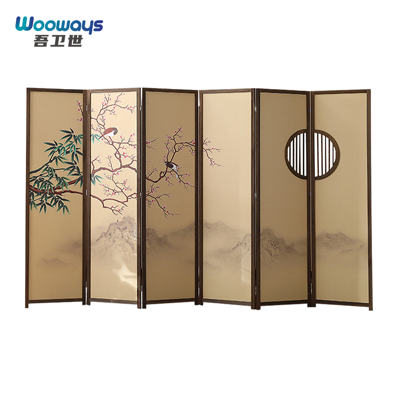 吾卫世 屏风 43*180cm扇高清大图