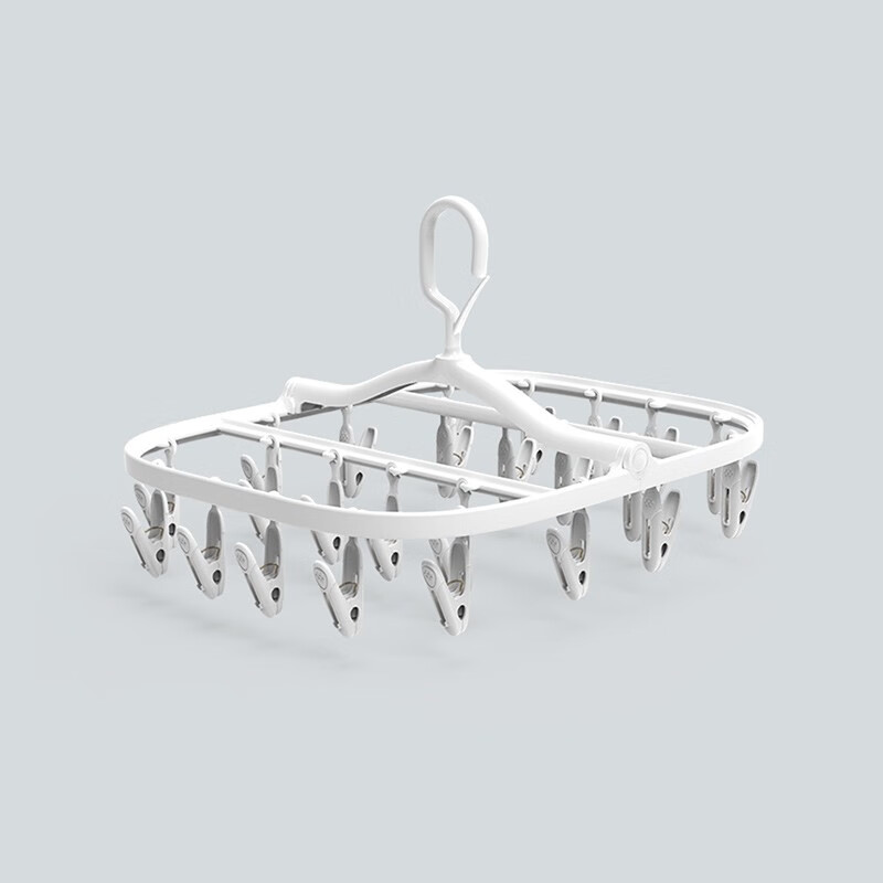 全格折叠多夹晒架24夹LS030102(潞城)