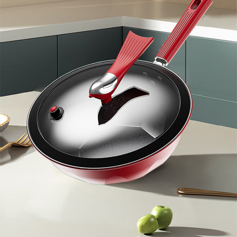 都市太太 DSTC-2306 小鸟怡人平安喜乐炒锅 陶瓷不粘锅 32cm高清大图