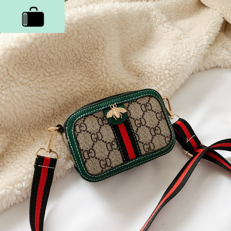 儿童包包女可爱潮女童公主包小女孩包包斜挎包时尚拼接洋气零钱包NEWLAKE 绿色