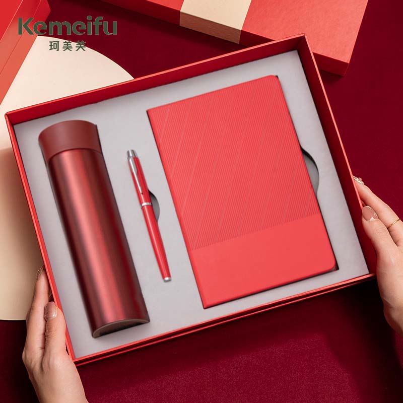 珂美芙 保温杯三件套礼盒 LK095 套高清大图