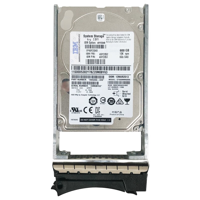 IBM存储硬盘 Lenovo联想存储硬盘 IBM-DS系列 联想Storwize V系列存储柜专用 V3500/V370