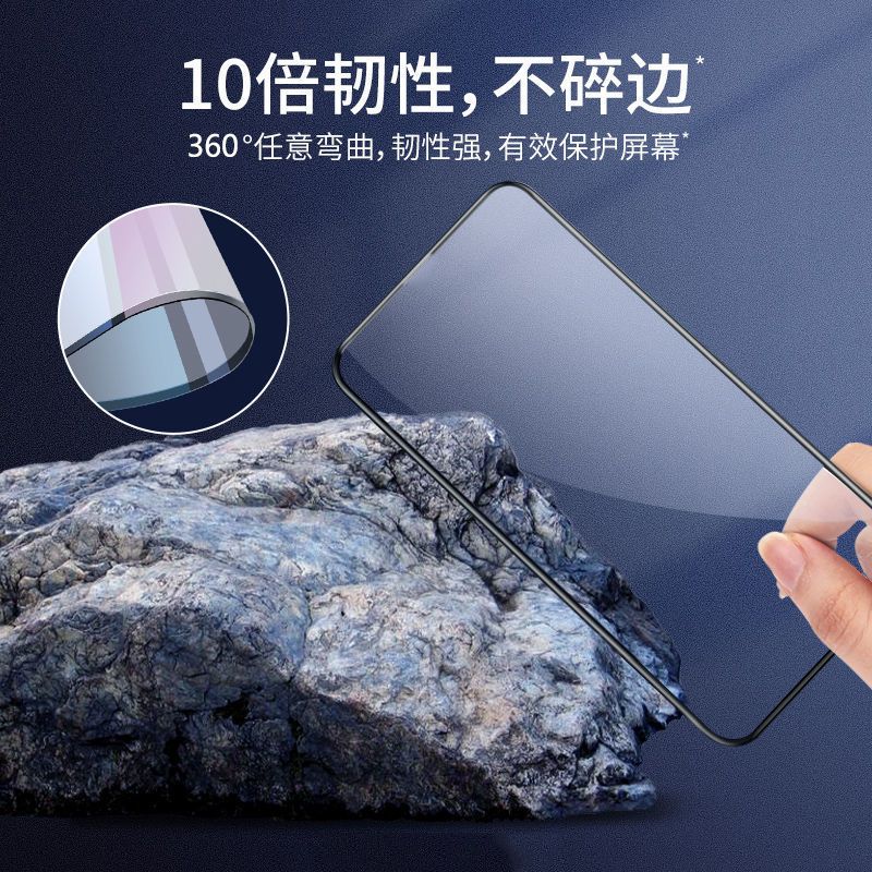 小米10pro陶瓷钢化膜米10至尊纪念版手机膜10s全屏原装防摔保护膜 小米 10 水凝高清[软膜 保护没有陶瓷好]2片