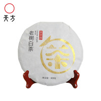 安徽天方茶叶300g天方晒白茶 老树白茶 紧压型