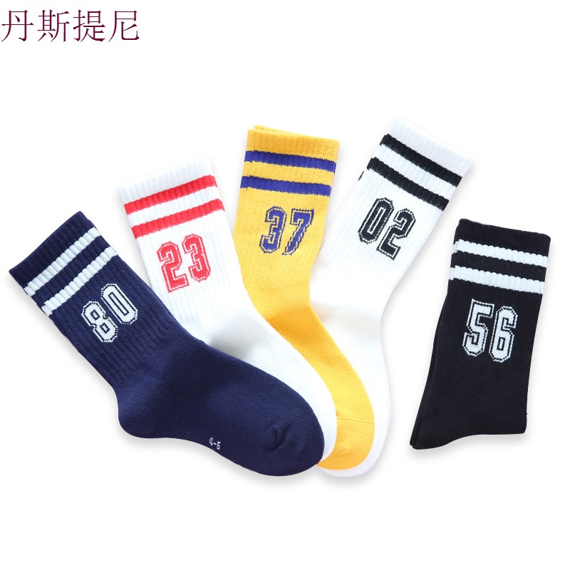 儿童袜子秋冬纯棉男童女童中筒袜3-5-7-9-10岁12春秋学生宝宝袜子