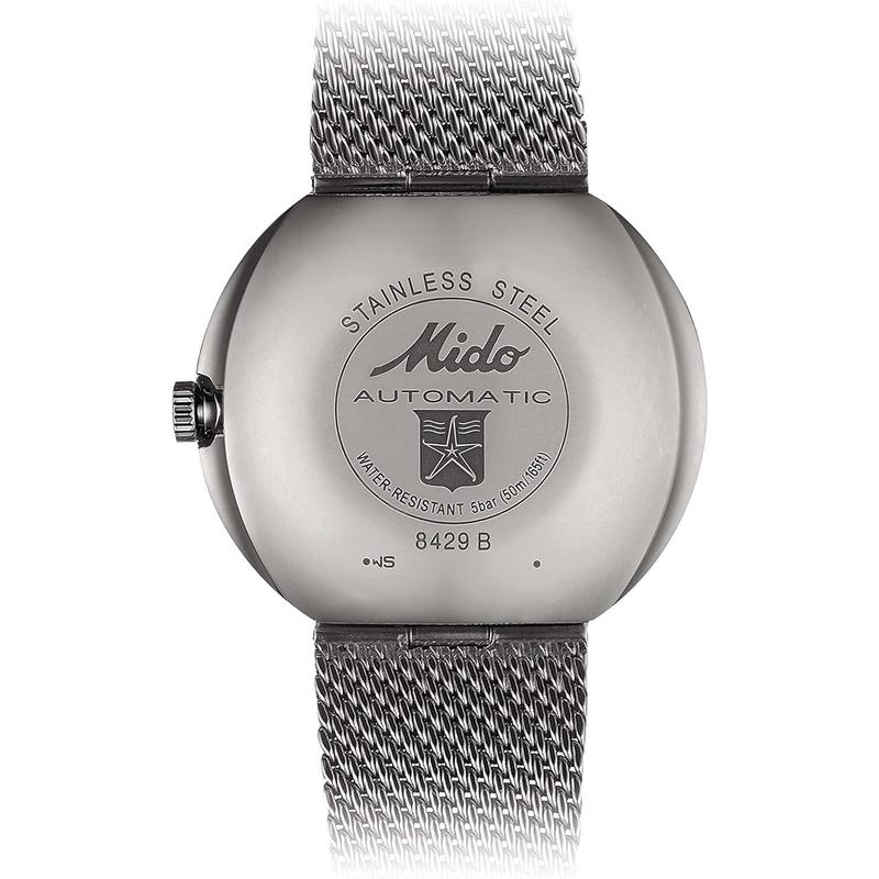 Mido美度海外购男瑞士编织钢带轻奢设计感自动机械手表M842942711高清大图