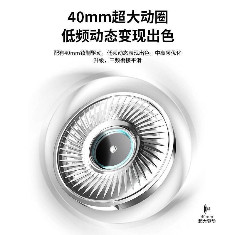 联想来酷ES207蓝牙耳机头戴式无线新款游戏降噪耳机带麦超长待机高清大图