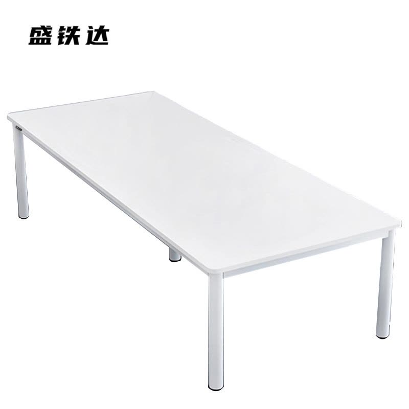 盛铁达 暖白色会议桌2400*1200*750mm STD-XTHY23 张图片