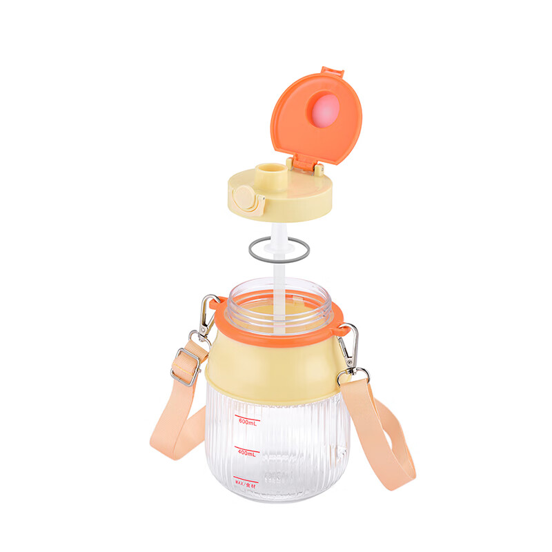 博堡(BOBER)居家旅行便携式搅拌榨汁双盖果汁杯 BDY-952L高清大图