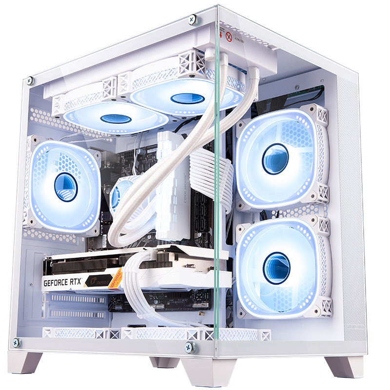 铭能 18核36线程/RTX3060/RX5700/64G内存/1TB固态+1TB机械组合硬盘台式机电脑主机 组装电脑 DIY组装机电脑家用办公台式整机LOL吃鸡游戏学生英雄联盟
