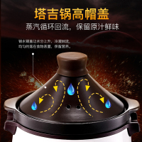 格立高(Geligao)高GLG-D1501电炖锅养生煲家用煮粥神器陶瓷全自动砂锅BB煲2-6人煲汤锅