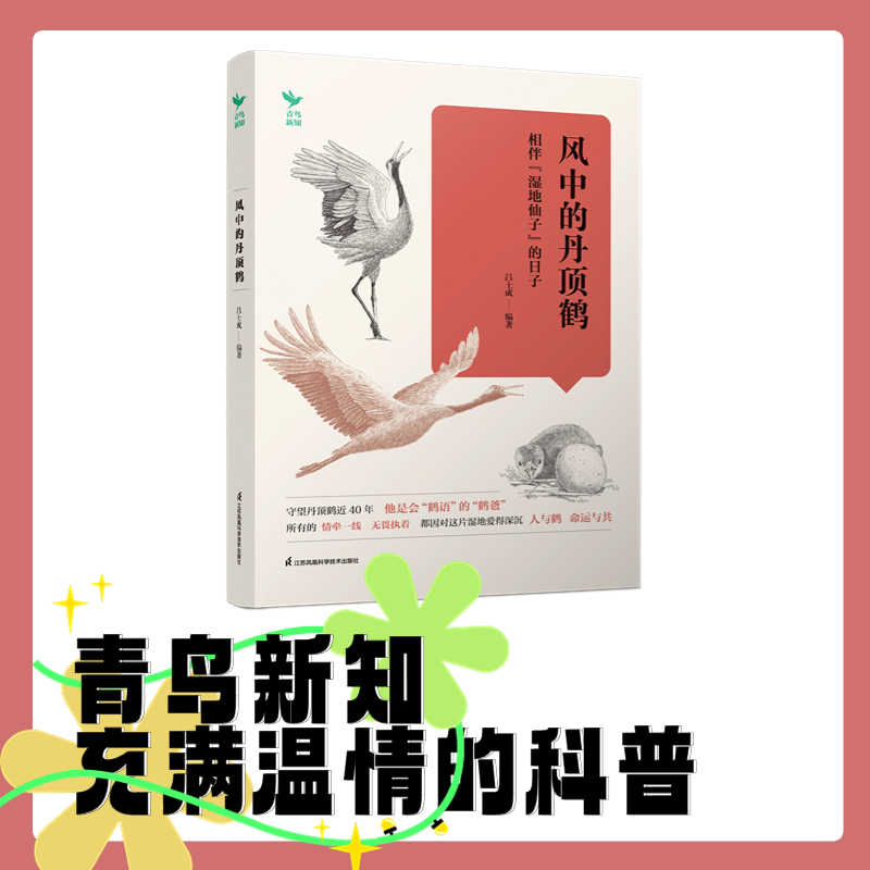 [正版]风中的丹顶鹤——相伴“湿地仙子”的日子