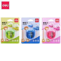 得力(deli) 0578 削笔刀卷笔刀糖果色转笔刀削笔器(颜色随机 10个起售)37*41mm