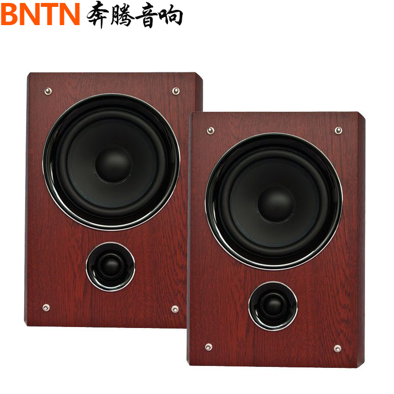 奔腾(BNTN)前置主音箱 家庭影院 壁挂音箱 功放主音箱2.0 无源书架音箱 高保真音箱 HIFI主音箱 旗舰书架箱