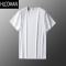HLCOMAN上班工作干活穿透气冰丝吸汗短袖T恤男夏装上衣服半袖打底衫