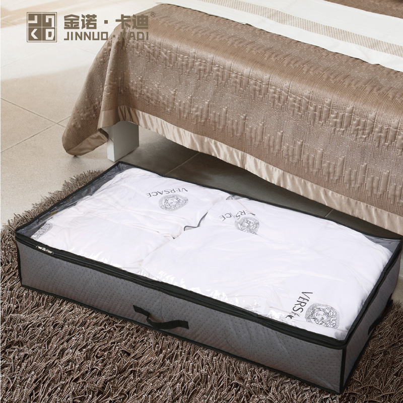 两件装棉被子的收纳袋床下衣服整理特大号家用防尘抽屉储物箱收纳袋 三维工匠高清大图