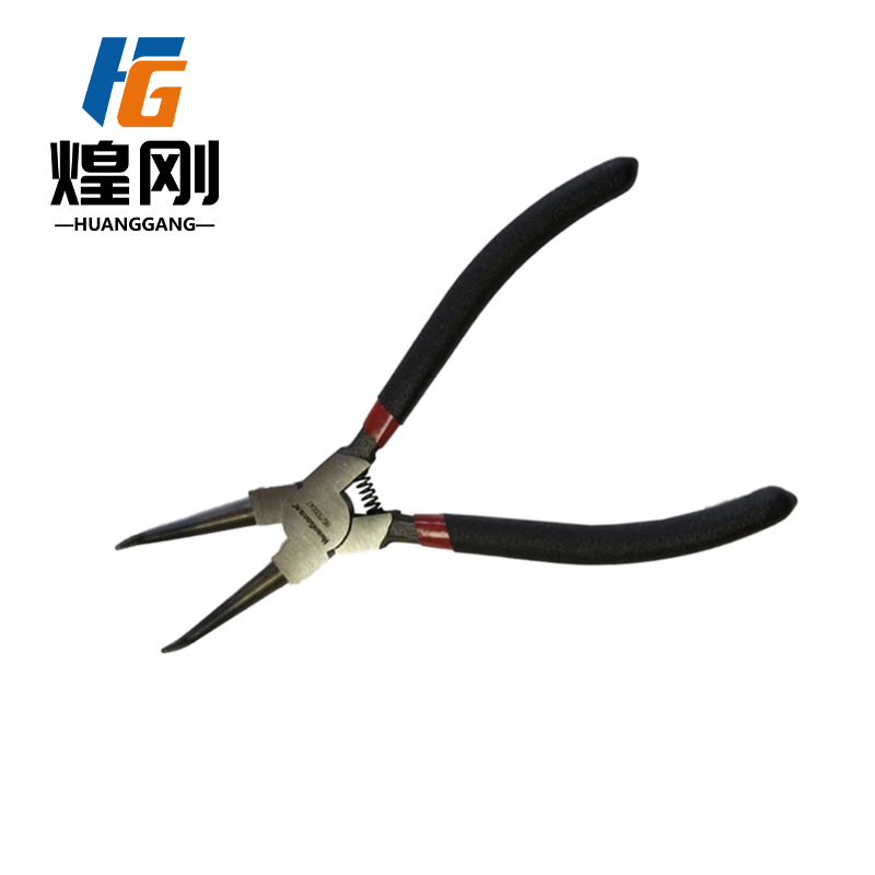 煌刚 卡簧钳(外弯) 7寸/175mm 把高清大图
