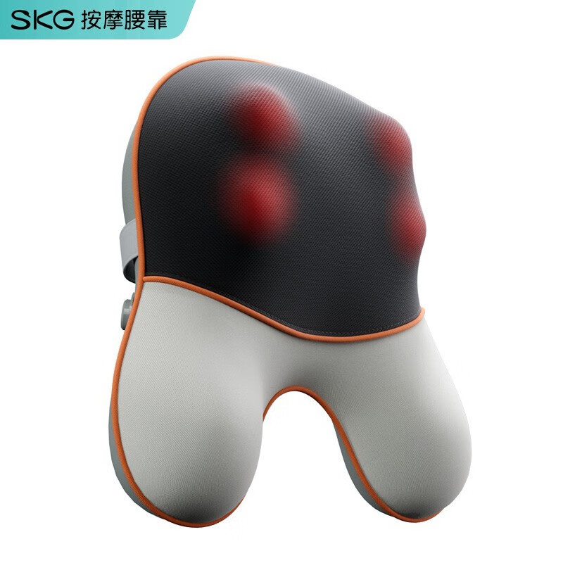 SKG按摩腰靠T5灰色