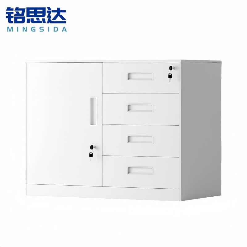 铭思达钢制资料柜偏四斗台高清大图