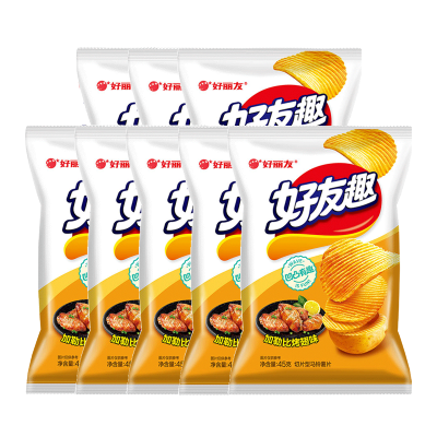 好丽友 好友趣多汁牛排味45g*8包