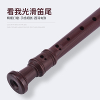 天鹅(Tian E)德式高音8孔中小学生竖笛6孔学生教学入门笛子八孔英式送教材 8孔竖笛教材