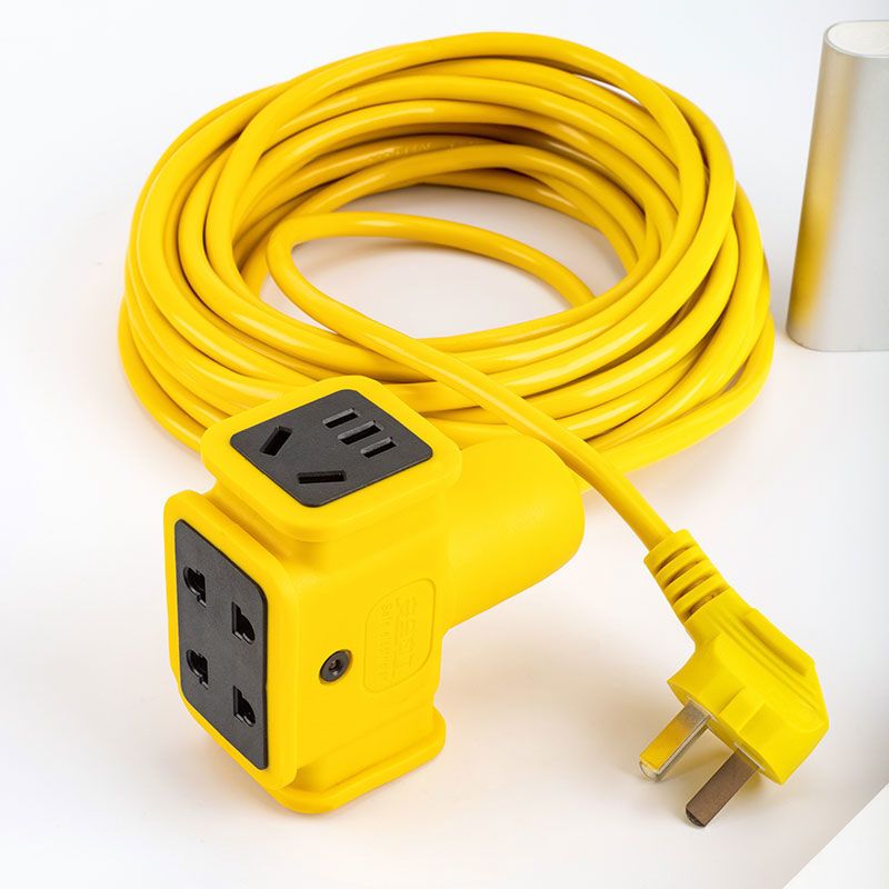 530米长线插座多孔电动车充电延长线拖线板插板地拖接线板插排