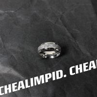 CHEALIMPID/原创错乱树枝INS小众原宿潮钛钢戒指男女情侣指环 6号