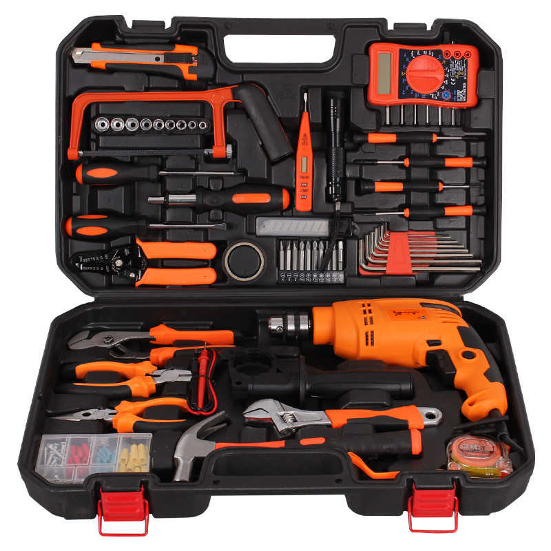 [苏宁自营] 工具家 家用冲击钻套装 电动工具 / 电钻 / 电动螺丝刀 GI550RE-Max4
